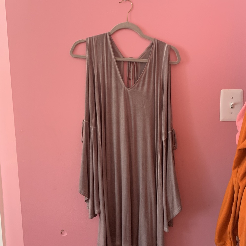 Cold shoulder dress